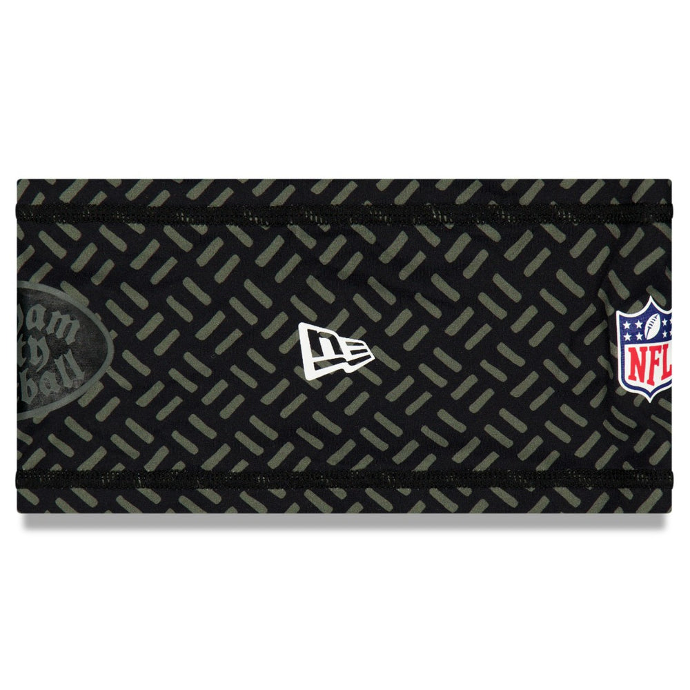New York Jets New Era 2025 Rivalries Collection Sideline Headband - Black - NFL