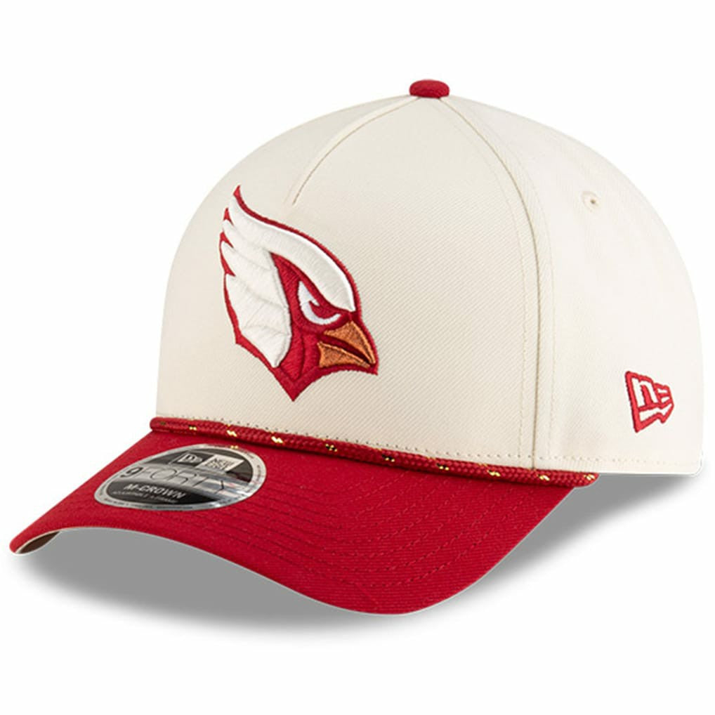 Arizona Cardinals New Era Youth 2025 Rivalries Collection 9FORTY A-Frame Adjustable Hat - Natural - NFL