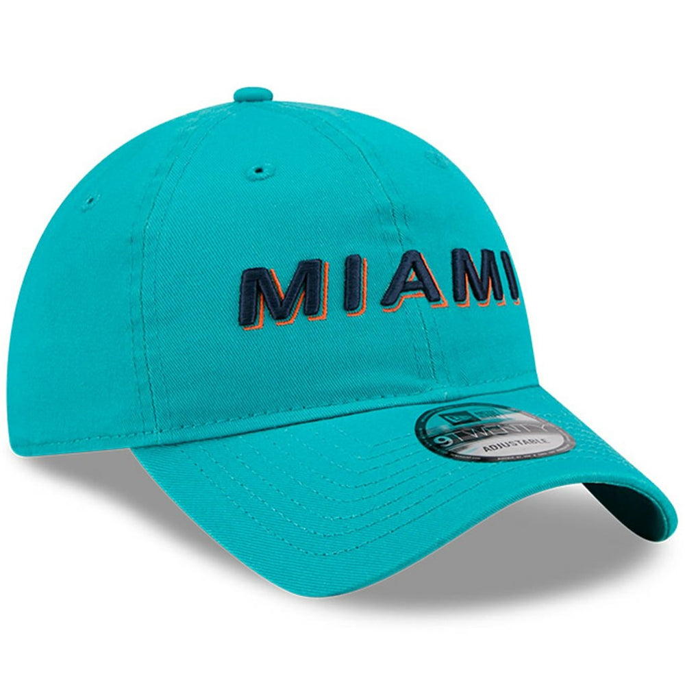 Miami Dolphins New Era 2025 Rivalries Collection Team 9TWENTY Adjustable Hat - Aqua - NFL