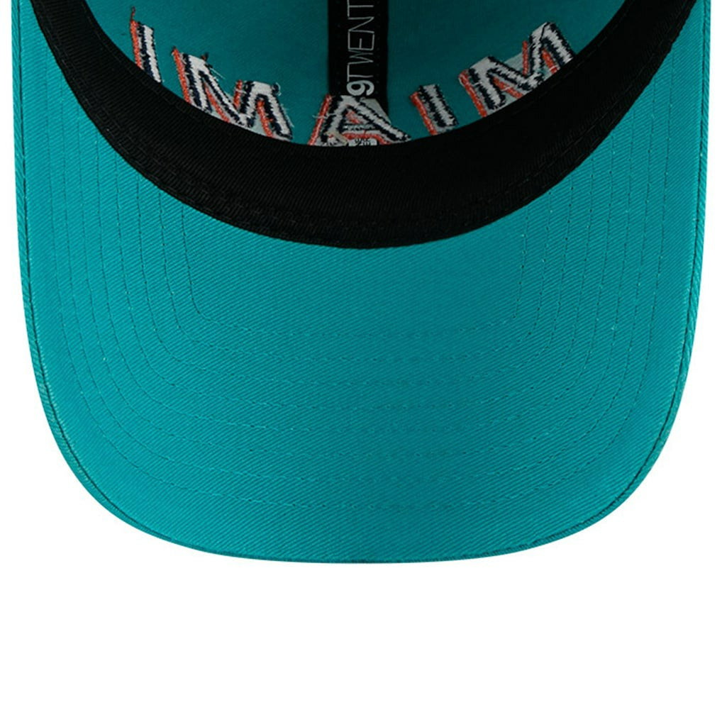 Miami Dolphins New Era 2025 Rivalries Collection Team 9TWENTY Adjustable Hat - Aqua - NFL