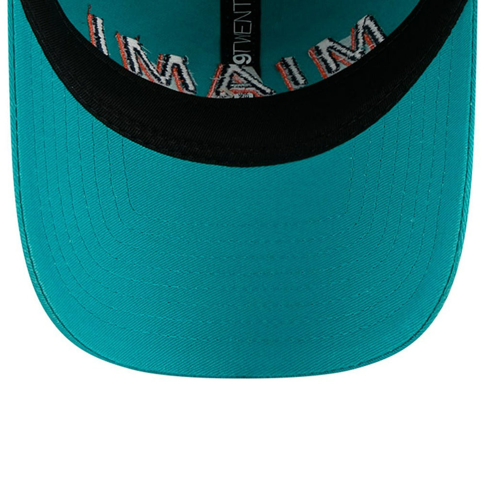Miami Dolphins New Era 2025 Rivalries Collection Team 9TWENTY Adjustable Hat - Aqua - NFL