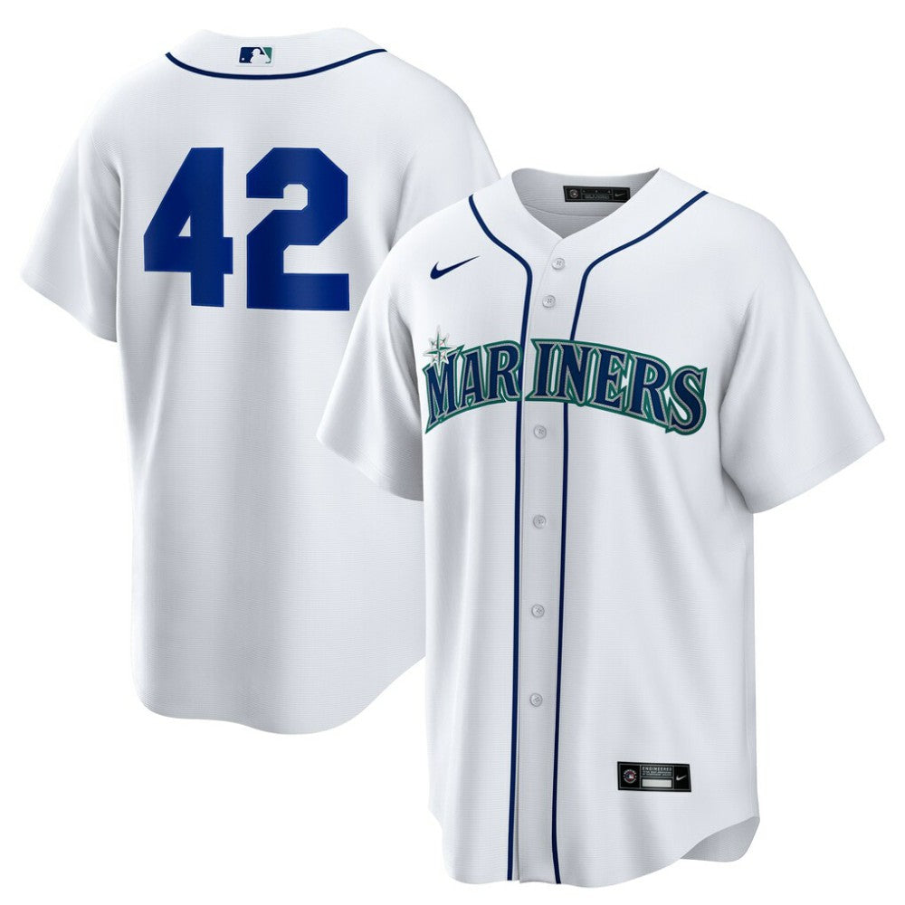 Seattle Mariners Nike Home  2025 Jackie Robinson Day Replica Jersey Near Me