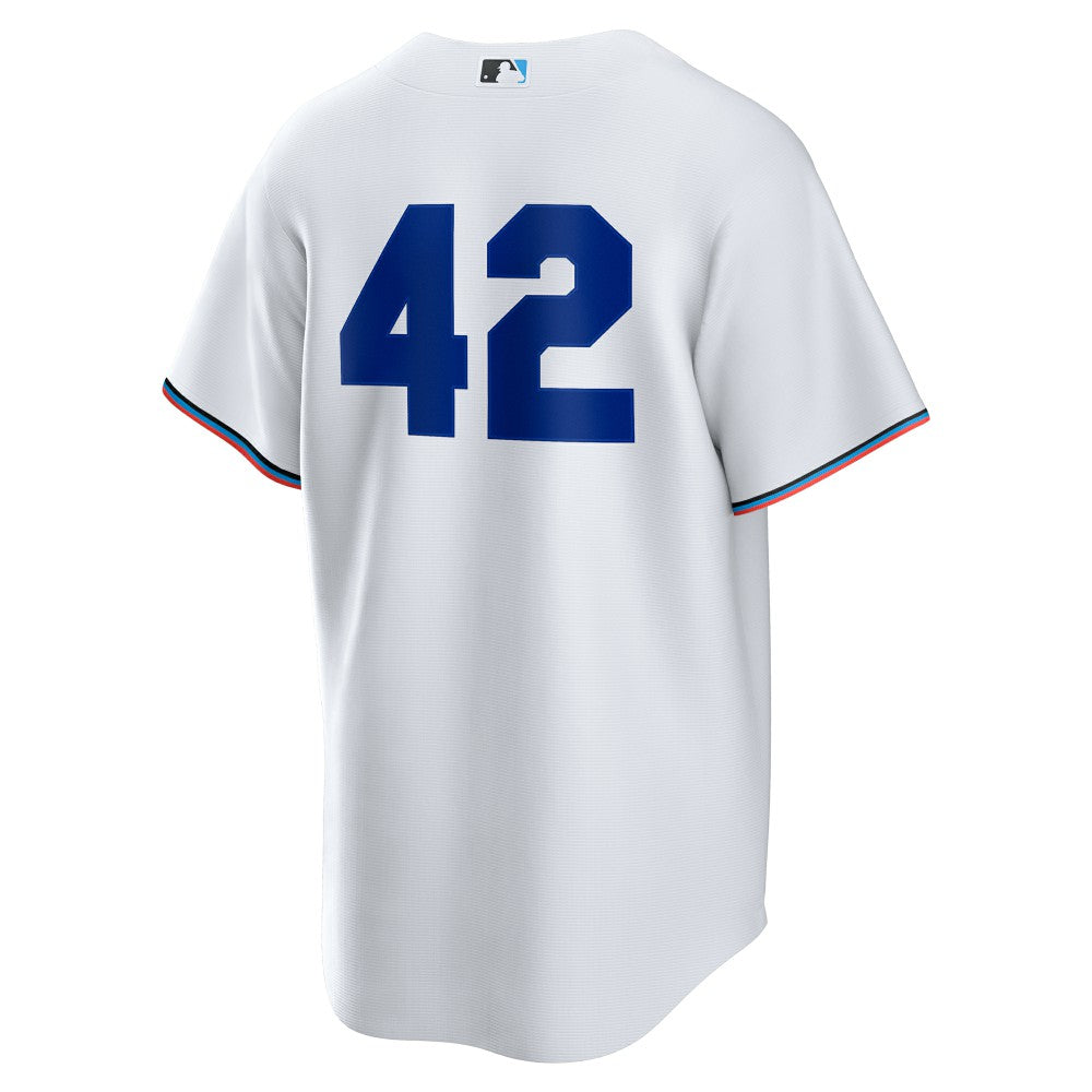 Miami Marlins Nike Home  2025 Jackie Robinson Day Replica Jersey Outlet
