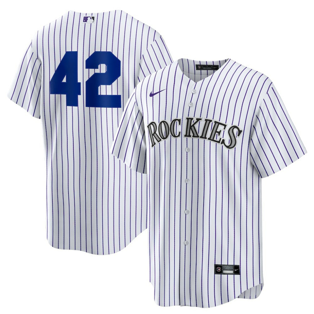 Colorado Rockies Nike Home  2025 Jackie Robinson Day Replica Jersey Outlet