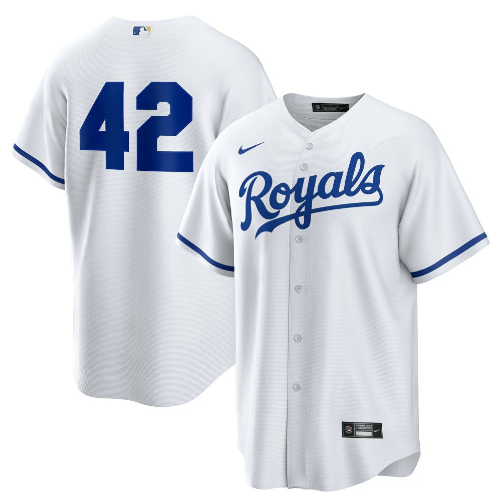 Kansas City Royals Nike Home  2025 Jackie Robinson Day Replica Jersey Sale