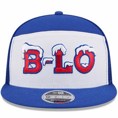 Buffalo Bills New Era 2025 Rivalries Collection Team Split Panel 9FIFTY Snapback Hat - White/Royal - NFL