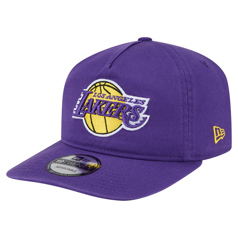 New Era Los Angeles Lakers Cotton 19TWENTY Adjustable Hat Purple