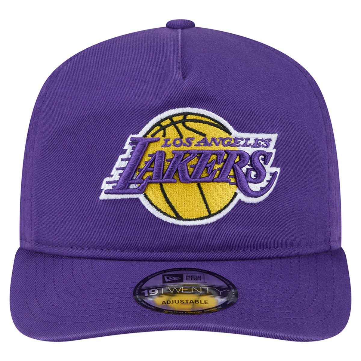 New Era Los Angeles Lakers Cotton 19TWENTY Adjustable Hat Purple