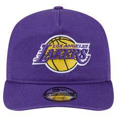 New Era Los Angeles Lakers Cotton 19TWENTY Adjustable Hat Purple