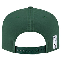New Era Milwaukee Bucks Cotton 19TWENTY Adjustable Hat Hunter Green