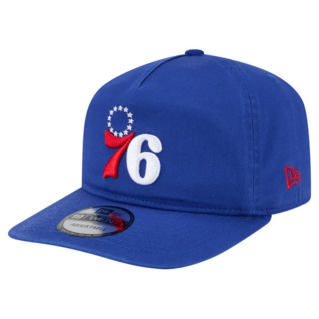 New Era Philadelphia 76ers Cotton 19TWENTY Adjustable Hat Royal