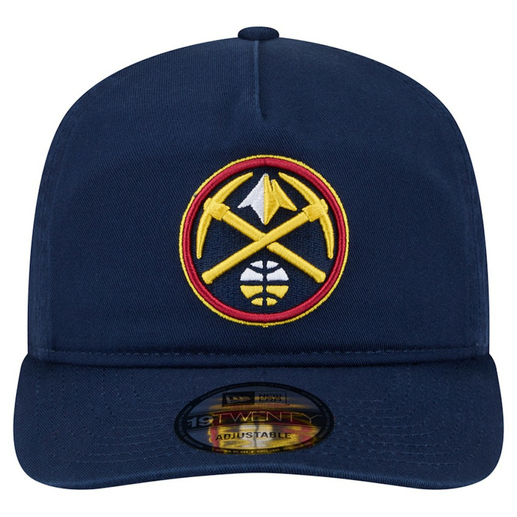 New Era Denver Nuggets Cotton 19TWENTY Adjustable Hat Navy