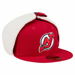 New Jersey Devils New Era Injection Dog Ear Classic Fitted Hat - Red | New Era Clearance