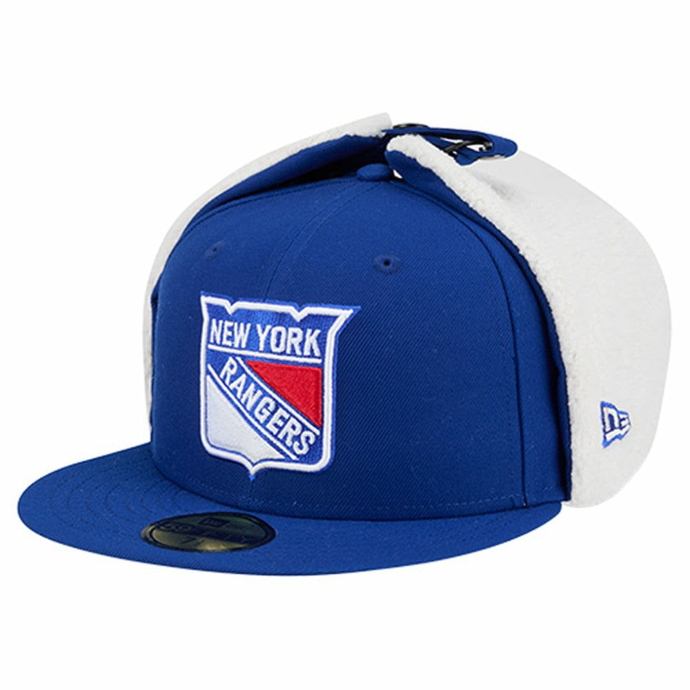 New York Rangers New Era Injection Dog Ear Classic Fitted Hat - Blue | New Era discount