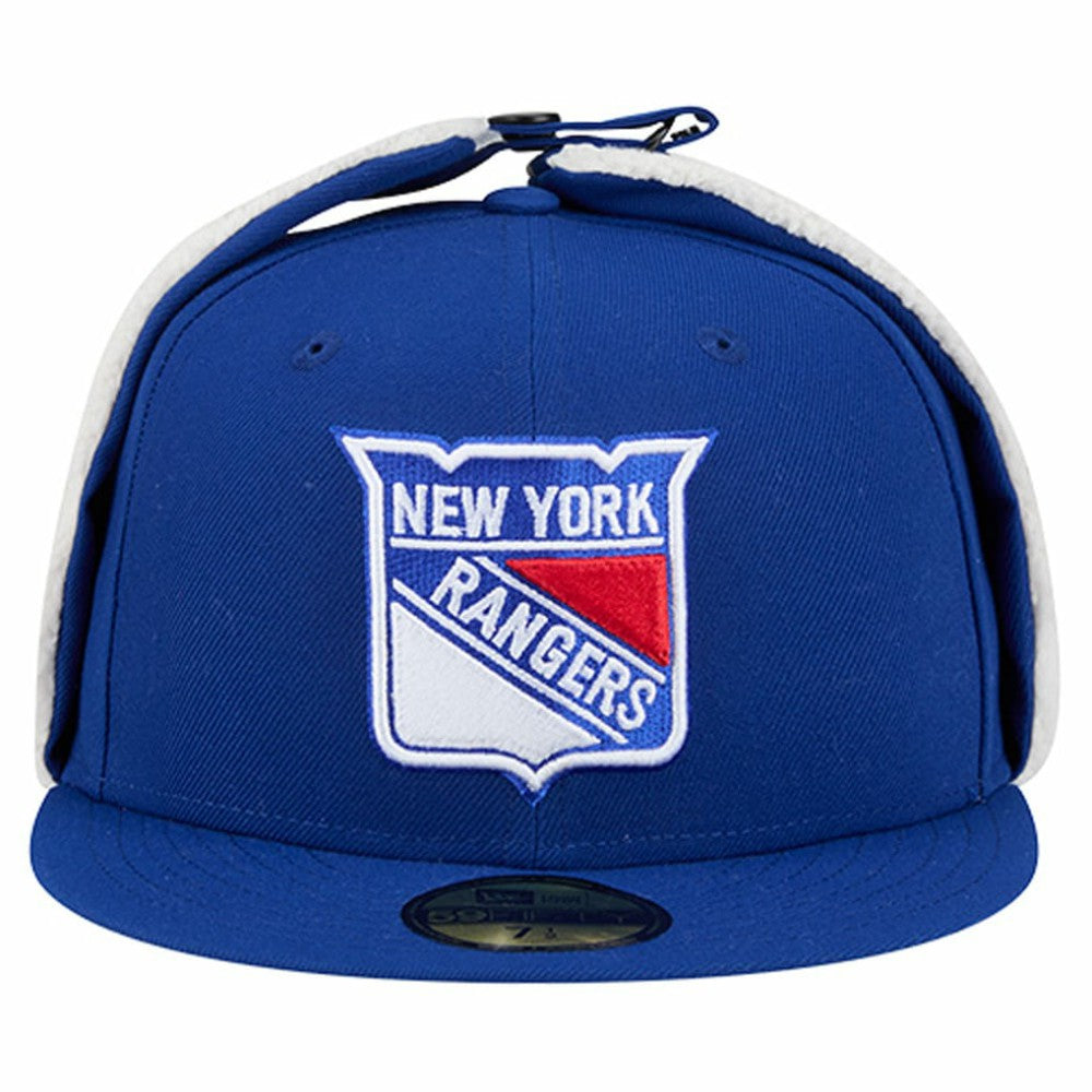 New York Rangers New Era Injection Dog Ear Classic Fitted Hat - Blue | New Era discount