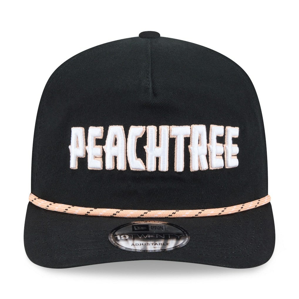 New Era Atlanta Hawks 2025/26 City Edition 19TWENTY Adjustable Hat Black