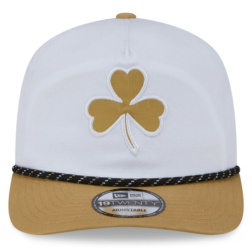 New Era Boston Celtics 2025/26 City Edition 19TWENTY Adjustable Hat White/Gold