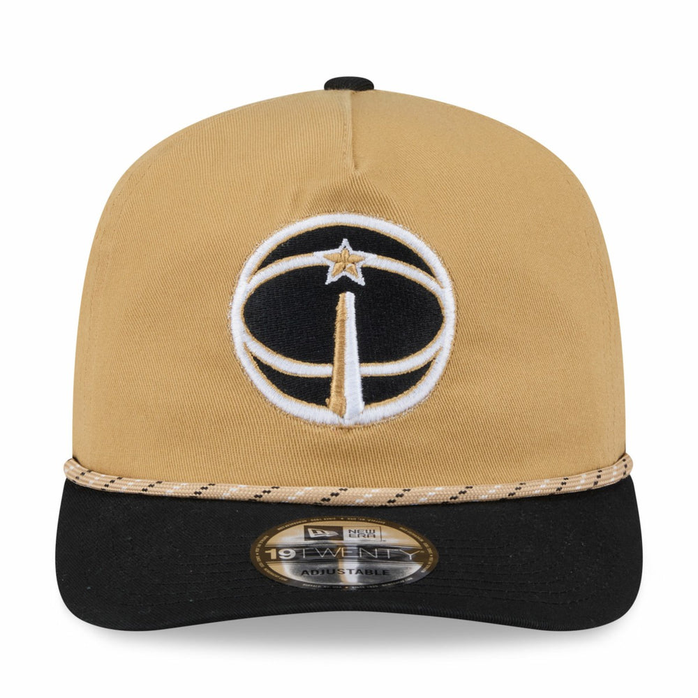 New Era Washington Wizards 2025/26 City Edition 19TWENTY Adjustable Hat Gold/Black
