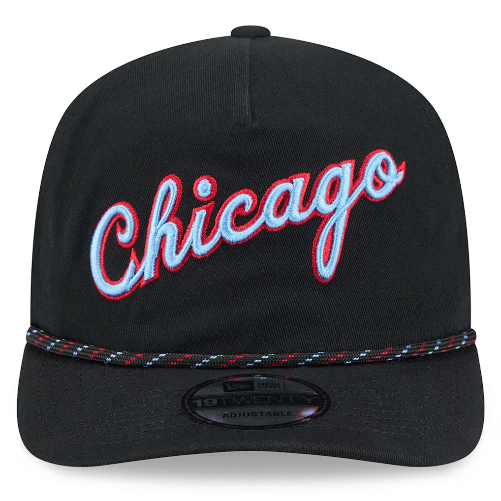 New Era Chicago Bulls 2025/26 City Edition 19TWENTY Adjustable Hat Black