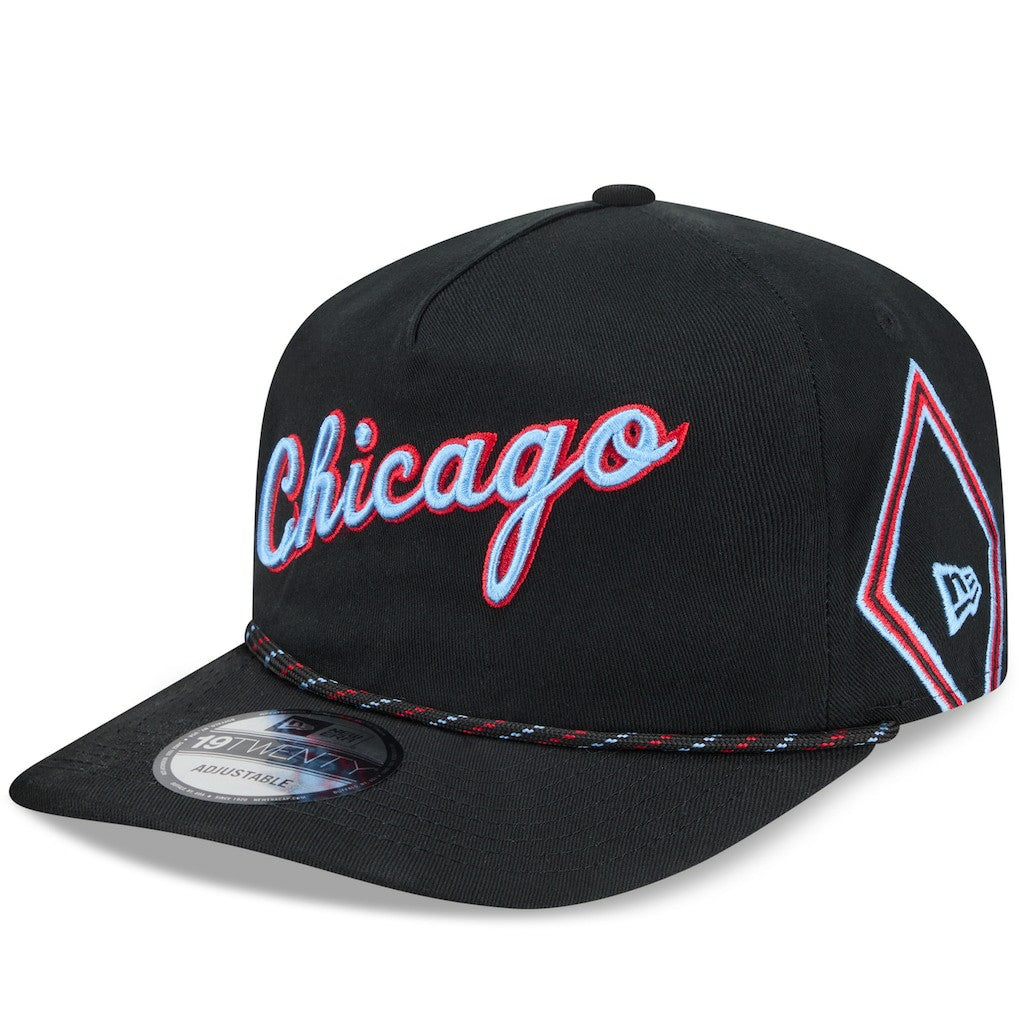 New Era Chicago Bulls 2025/26 City Edition 19TWENTY Adjustable Hat Black
