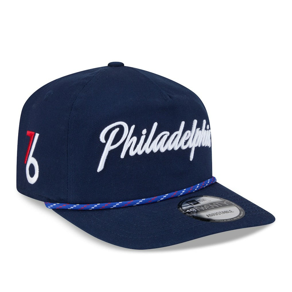 New Era Philadelphia 76ers 2025/26 City Edition 19TWENTY Adjustable Hat Navy