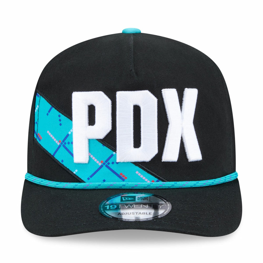 New Era Portland Trail Blazers 2025/26 City Edition 19TWENTY Adjustable Hat Black