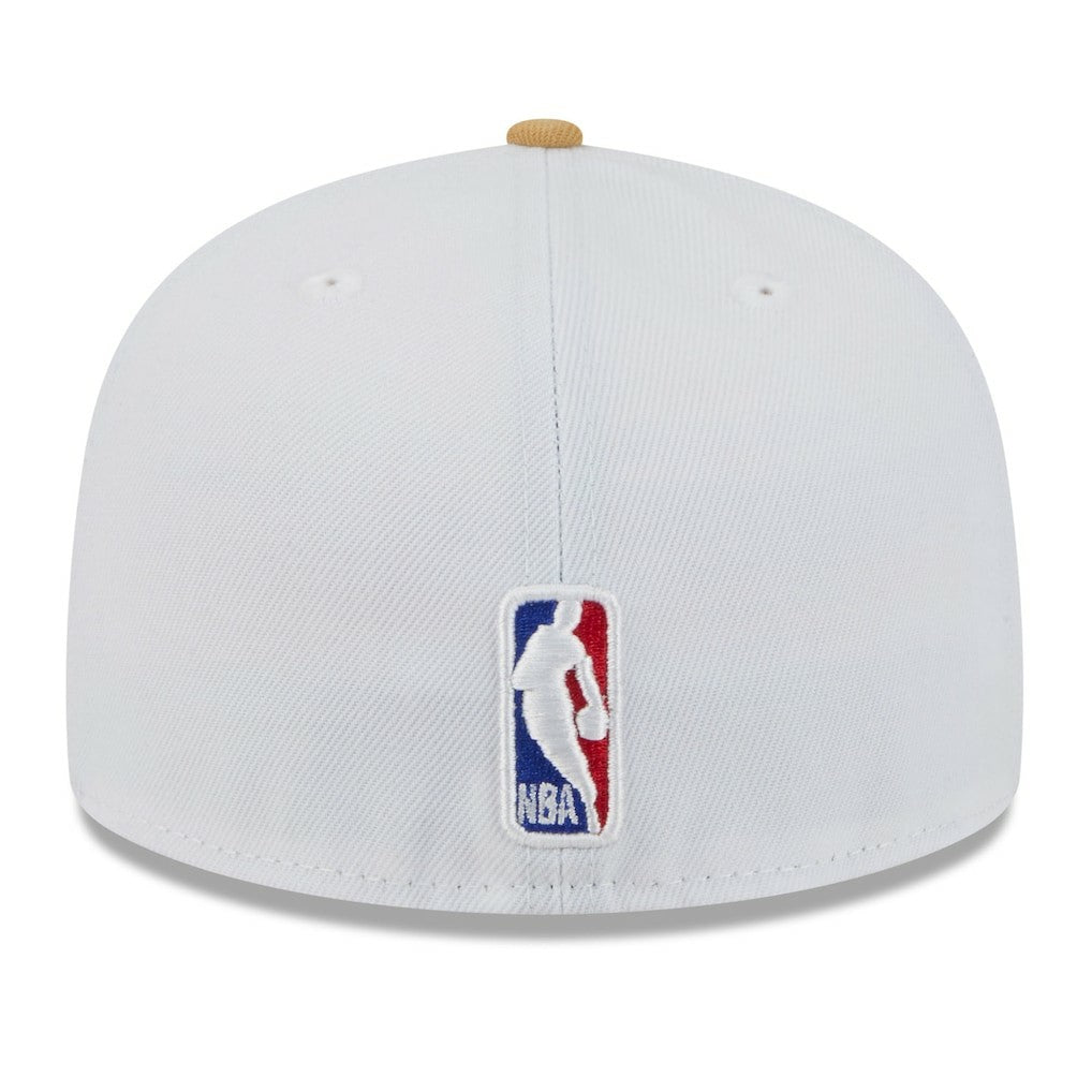 New Era Boston Celtics 2025/26 City Edition 59FIFTY Fitted Hat White/Gold