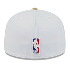 New Era Boston Celtics 2025/26 City Edition 59FIFTY Fitted Hat White/Gold