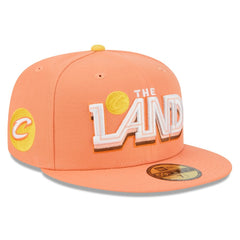 New Era Cleveland Cavaliers 2025/26 City Edition 59FIFTY Fitted Hat Orange