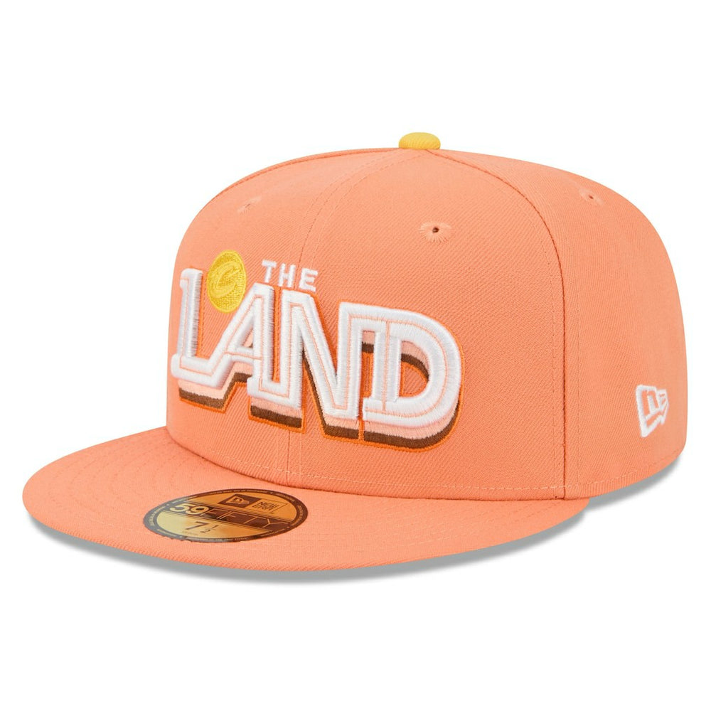 New Era Cleveland Cavaliers 2025/26 City Edition 59FIFTY Fitted Hat Orange