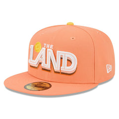 New Era Cleveland Cavaliers 2025/26 City Edition 59FIFTY Fitted Hat Orange