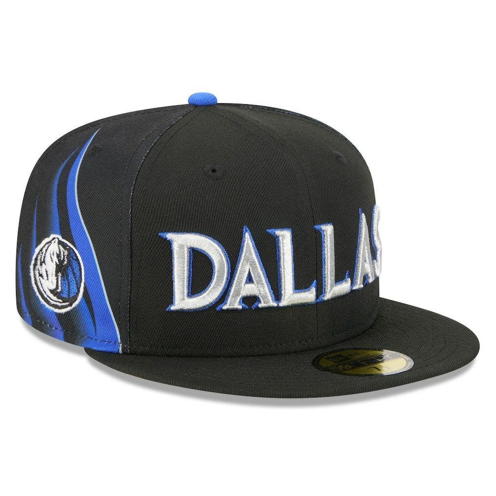New Era Dallas Mavericks 2025/26 City Edition 59FIFTY Fitted Hat Black