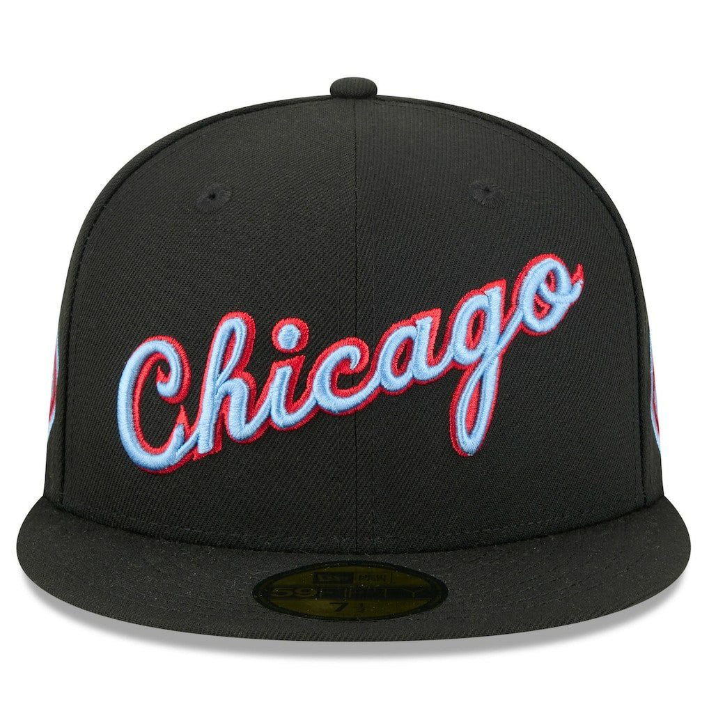 New Era Chicago Bulls 2025/26 City Edition 59FIFTY Fitted Hat Black
