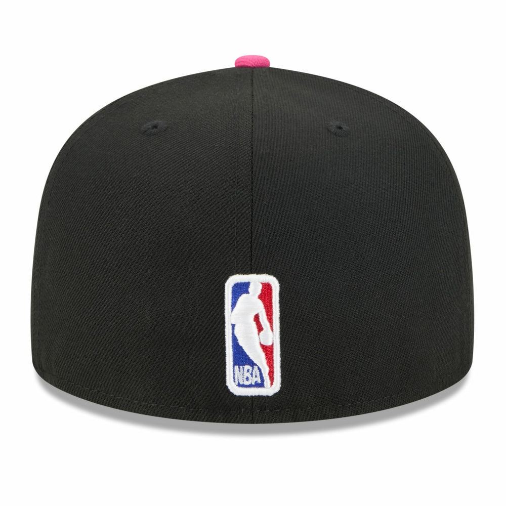 New Era Miami Heat 2025/26 City Edition 59FIFTY Fitted Hat Black/Turquoise