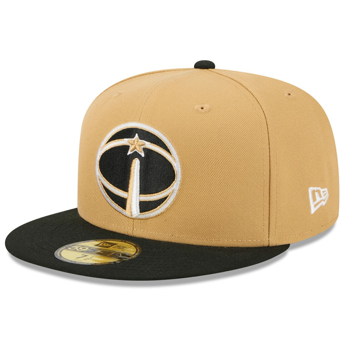 New Era Washington Wizards 2025/26 City Edition 59FIFTY Fitted Hat Gold/Black