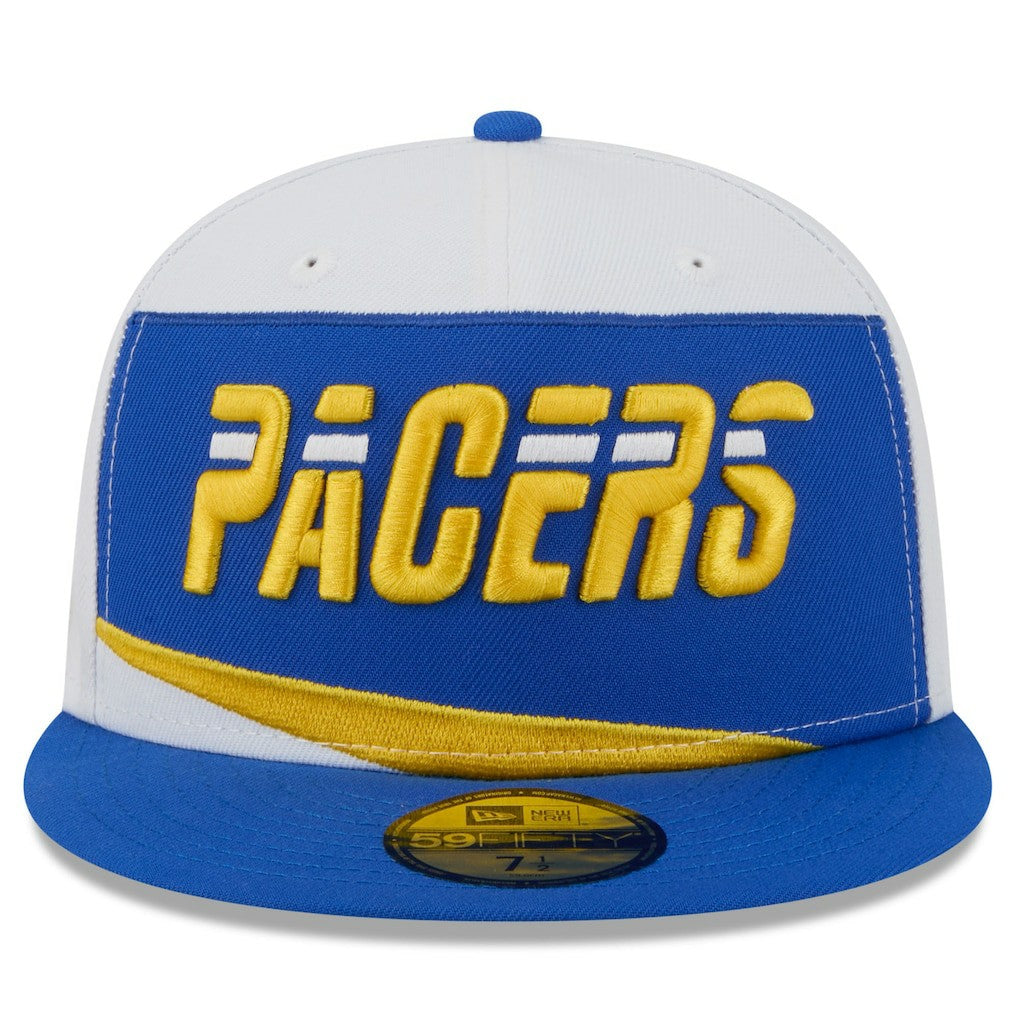 New Era Indiana Pacers 2025/26 City Edition 59FIFTY Fitted Hat White/Blue
