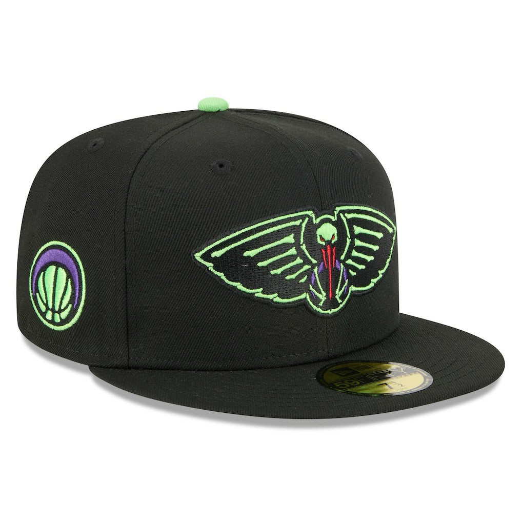 New Era New Orleans Pelicans 2025/26 City Edition 59FIFTY Fitted Hat Black