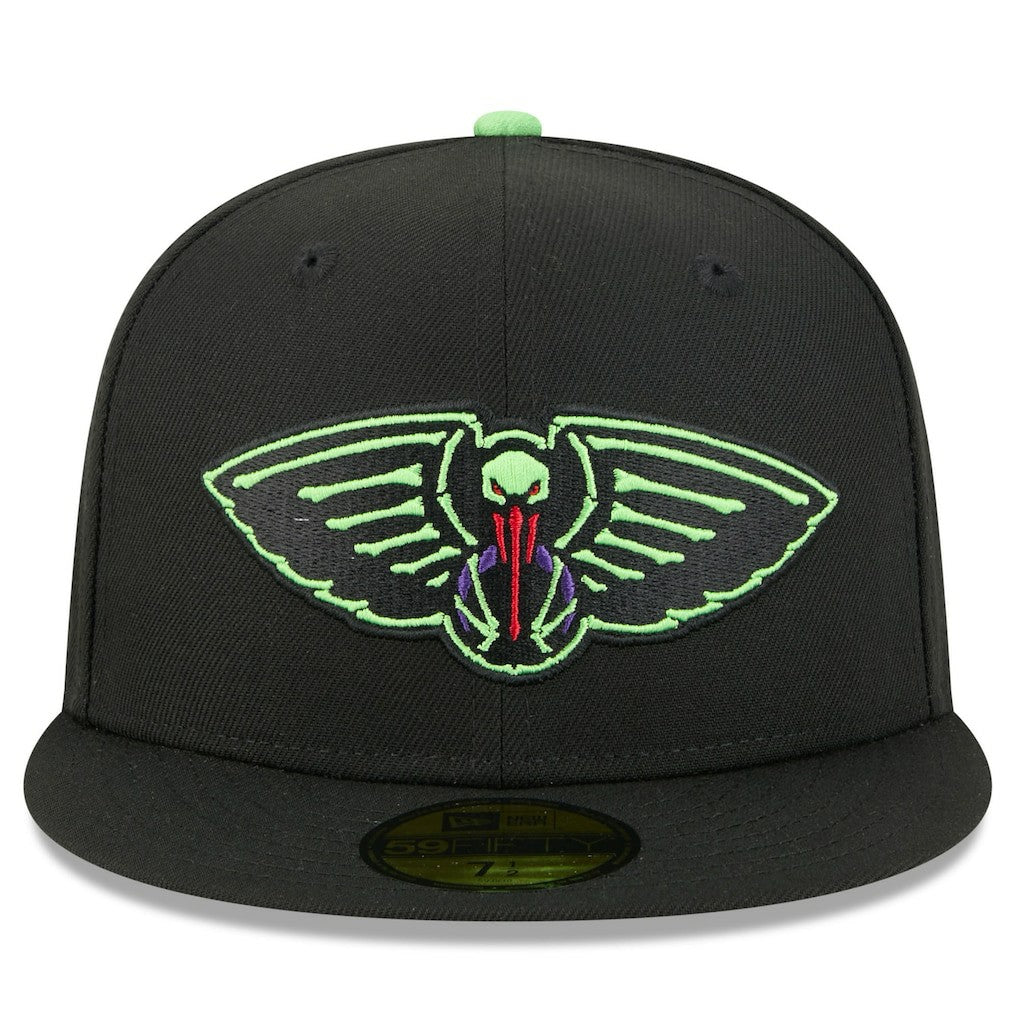 New Era New Orleans Pelicans 2025/26 City Edition 59FIFTY Fitted Hat Black
