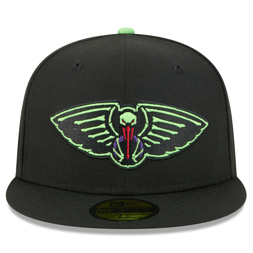 New Era New Orleans Pelicans 2025/26 City Edition 59FIFTY Fitted Hat Black