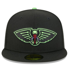 New Era New Orleans Pelicans 2025/26 City Edition 59FIFTY Fitted Hat Black