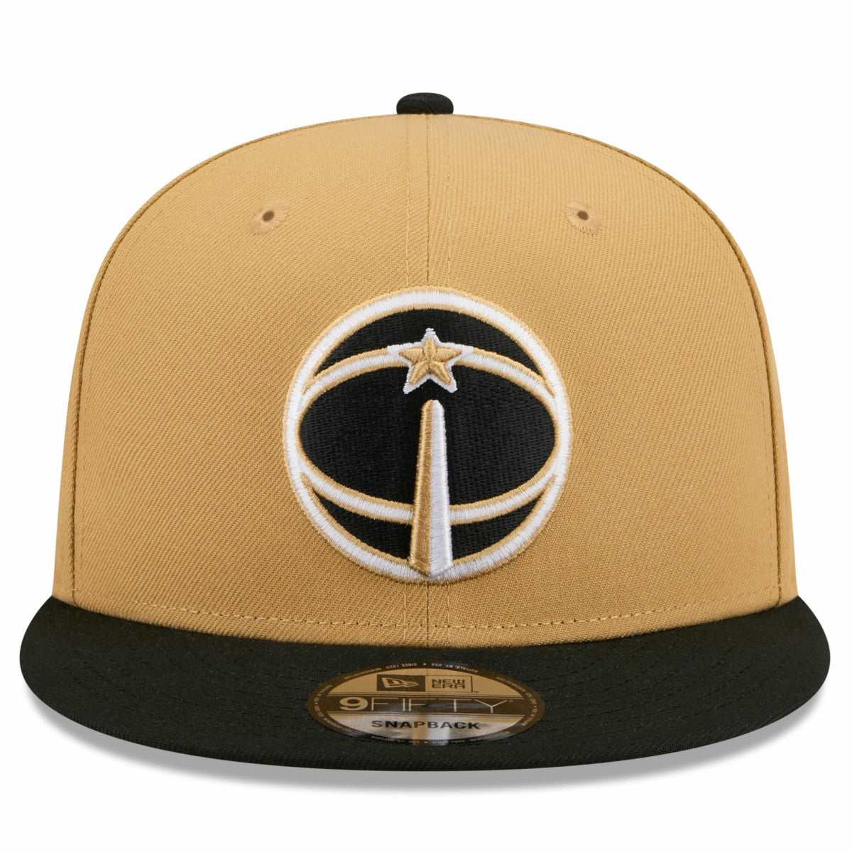 New Era Washington Wizards 2025/26 City Edition 9FIFTY Snapback Hat Gold/Black