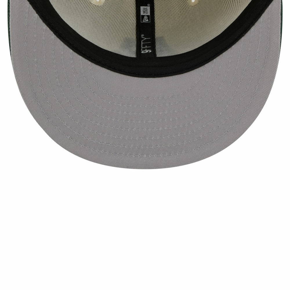 New Era Milwaukee Bucks 2025/26 City Edition 9FIFTY Snapback Hat Tan/Hunter Green