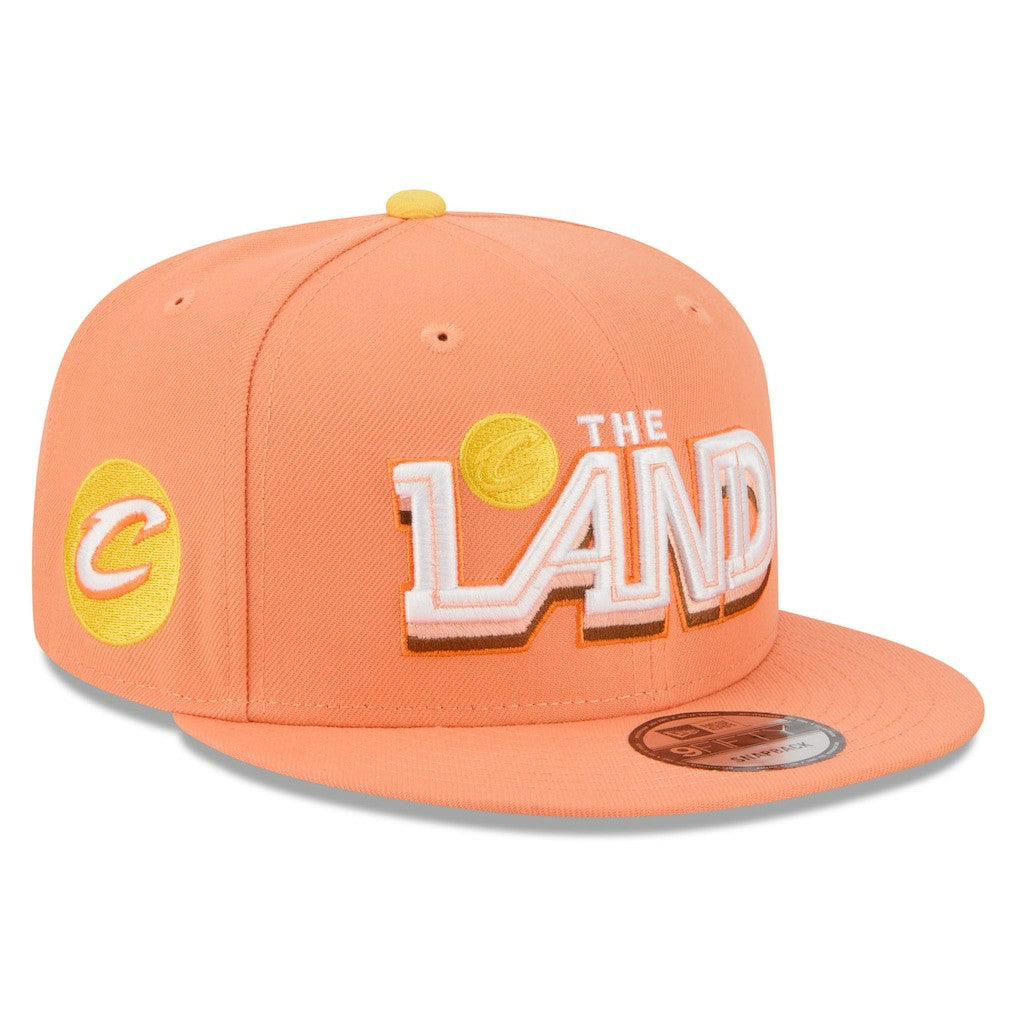 New Era Cleveland Cavaliers 2025/26 City Edition 9FIFTY Snapback Hat Orange