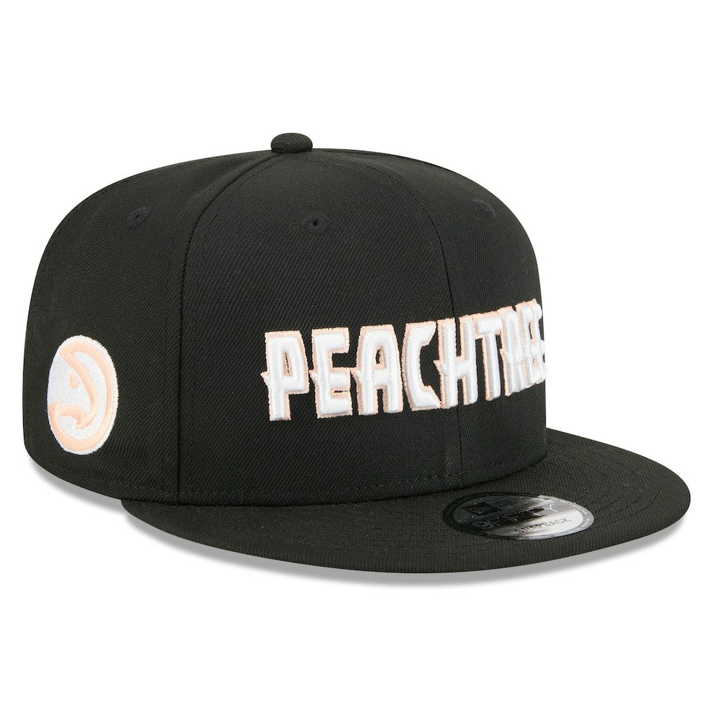 New Era Atlanta Hawks 2025/26 City Edition 9FIFTY Snapback Hat Black