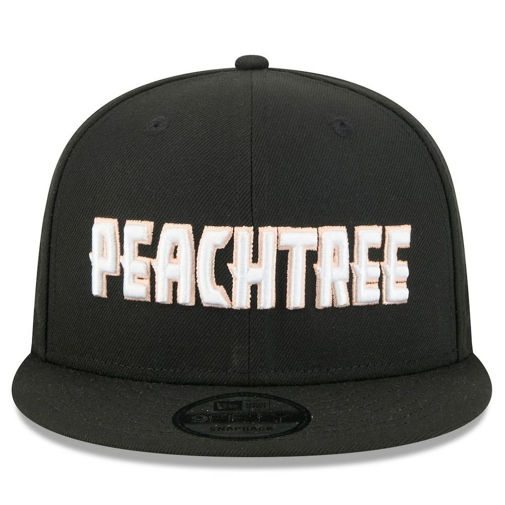 New Era Atlanta Hawks 2025/26 City Edition 9FIFTY Snapback Hat Black