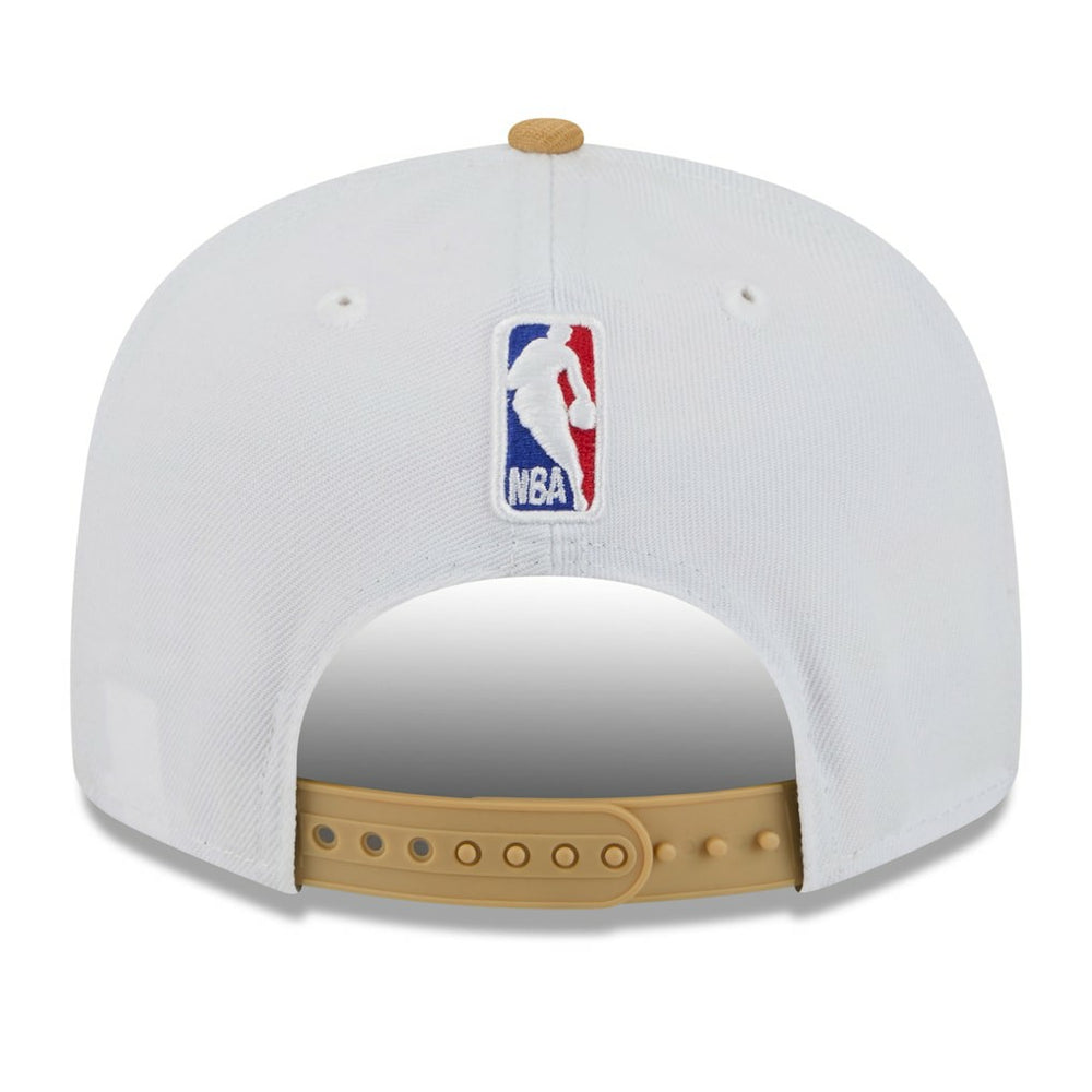 New Era Boston Celtics 2025/26 City Edition 9FIFTY Snapback Hat White/Gold