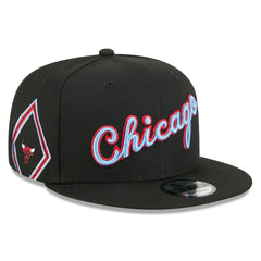 New Era Chicago Bulls 2025/26 City Edition 9FIFTY Snapback Hat Black
