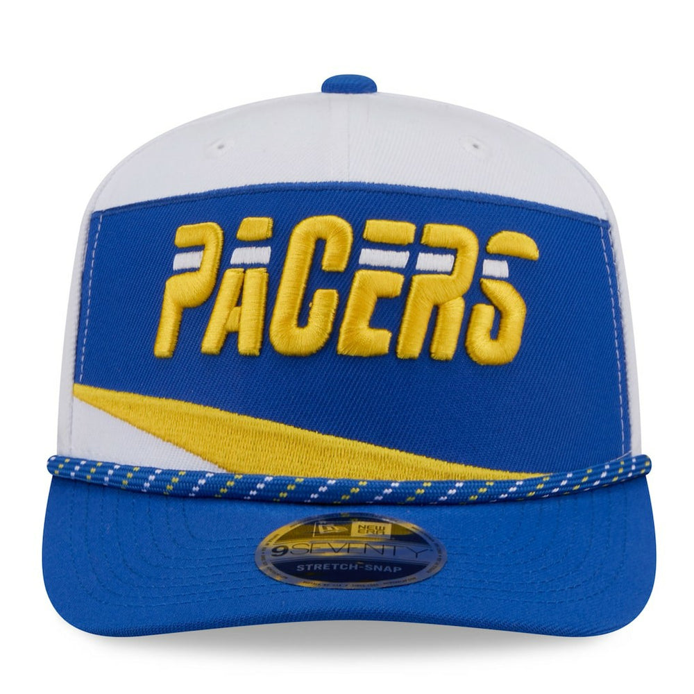 New Era Indiana Pacers 2025/26 City Edition 9SEVENTY Adjustable Hat White/Blue