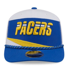 New Era Indiana Pacers 2025/26 City Edition 9SEVENTY Adjustable Hat White/Blue
