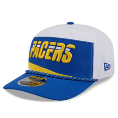 New Era Indiana Pacers 2025/26 City Edition 9SEVENTY Adjustable Hat White/Blue